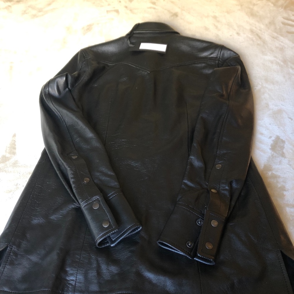 Dundas leather shirt